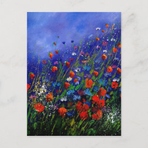 wilde bloemen 787 briefkaart