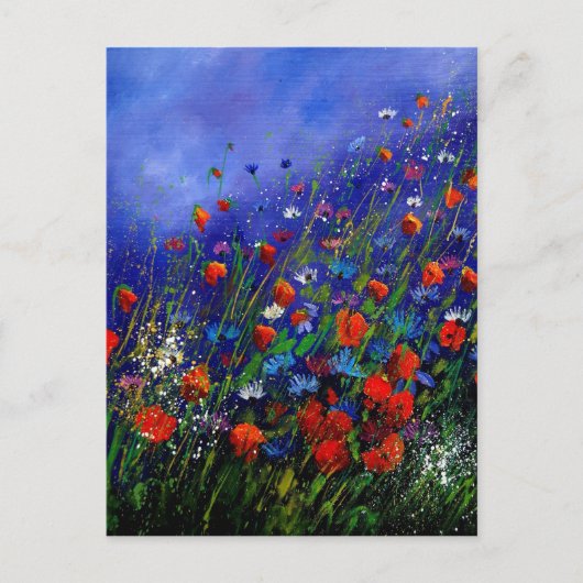 wilde bloemen 787 briefkaart (Voorkant)