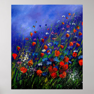 wilde bloemen 787 poster