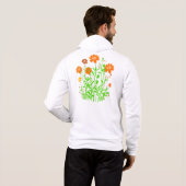 Wilde bloemen-79156 hoodie (Achterkant volledig)