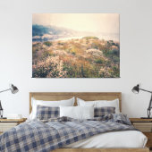 wilde bloemen aan de kust canvas afdruk (Insitu (Slaapkamer))