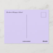 Wilde bloemen aan de kust van Thingeyri IJsland Briefkaart (Achterkant)