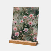  wilde bloemen acryl bord (Hoek)