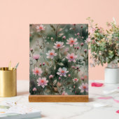  wilde bloemen acryl bord (Huwelijk)