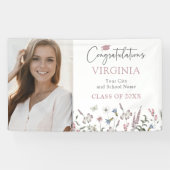 Wilde Bloemen Afstudeerfoto Banner (Horizontaal)