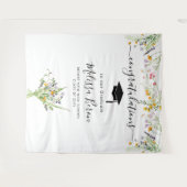 Wilde bloemen Afstuderen Foto Achtergrond Fotocabi Wandkleed (Voorkant (horizontaal))