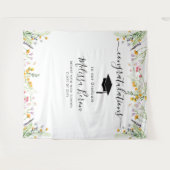 Wilde bloemen Afstuderen Foto Achtergrond Fotocabi Wandkleed (Voorkant (horizontaal))