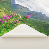 Wilde bloemen Alaskaanse vallei Sherpa Deken (3/4)