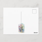 Wilde bloemen ansichtkaart briefkaart (Achterkant)