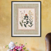 wilde bloemen Antiek Botanisch