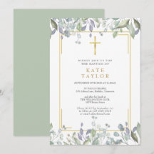 Wilde Bloemen Aquarel Bloem Baptism Doop