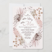 Wilde Bloemen Aquarel Uitnodiging (Voorkant)