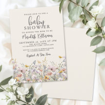 Wilde Bloemen Baby Borrel