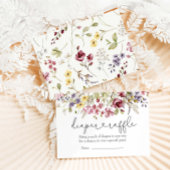 Wilde bloemen Baby in bloem - lachterij Informatiekaartje