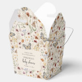 Wilde Bloemen Baby Shower Bedankdoosjes (Geopend)