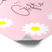 Wilde bloemen — baby shower met kaartjes en gesche poster (Hoek)