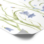 Wilde Bloemen Baby Shower Poster (Hoek)