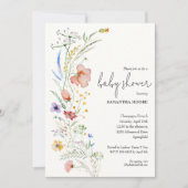 Wilde bloemen Babyschoenen (Voorkant)