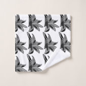 wilde bloemen bad handdoek (Wasdoekje)