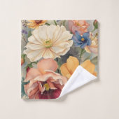 Wilde bloemen bad handdoek (Wasdoekje)