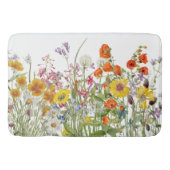 Wilde bloemen badmat (Voorkant)