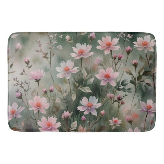  wilde bloemen badmat (Voorkant)