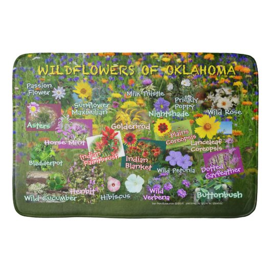 wilde bloemen badmat 26 (Voorkant)