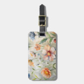 Wilde bloemen bagagelabel (Voorkant verticaal)