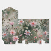  wilde bloemen bedankdoosjes (Ongevouwen)