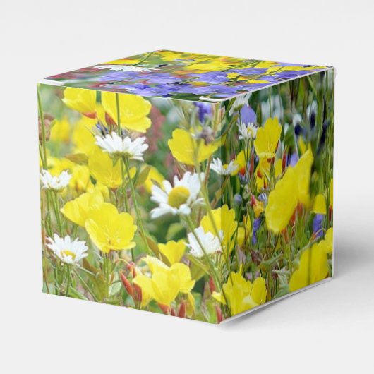 Wilde Bloemen Bedankdoosjes (Voorkant Zijde)