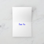 Wilde bloemen bedankkaart (Binnen)