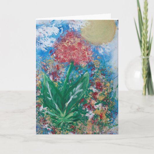 Wilde Bloemen Bedankkaart (Voorkant)