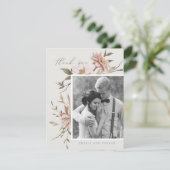 Wilde Bloemen Bedankkaart (Staand voorkant)