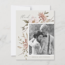 Wilde Bloemen Bedankkaart