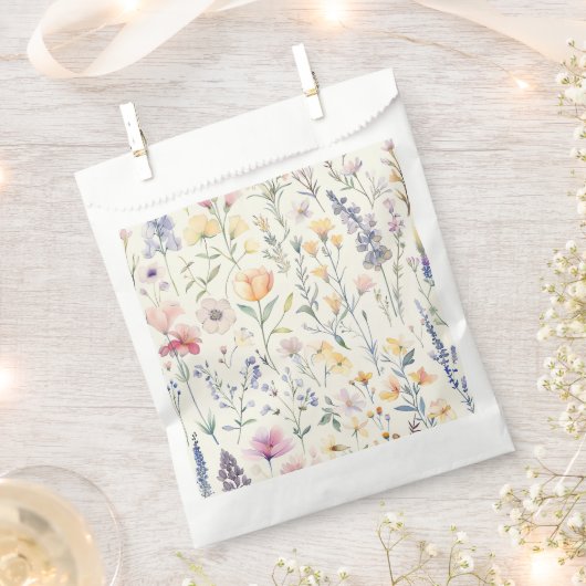 Wilde bloemen bedankzakje (Geknipt)