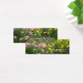 Wilde Bloemen - Bewaar de Datum Mini Visitekaartjes (Bureau)