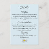 Wilde bloemen Blauwe paddenstoelen Informatiekaartje (Voorkant)