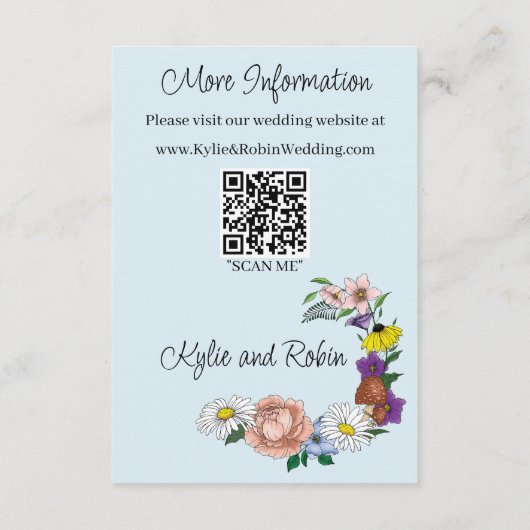 Wilde bloemen Blauwe paddenstoelen Informatiekaartje (Achterkant)