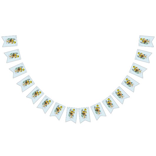 Wilde bloemen Blauwe paddenstoelen Vlaggetjes (Alle)