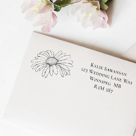 Wilde bloemen Blauwe paddenstoelen Zelfinktende Stempel