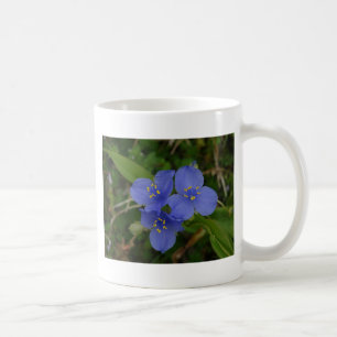 Wilde bloemen Blauwe Spiderwort Hot Springs AR Gif Koffiemok