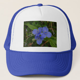 Wilde bloemen Blauwe Spiderwort Hot Springs AR Gif Trucker Pet