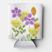 Wilde bloemen blikjeskoeler (Voorkant)