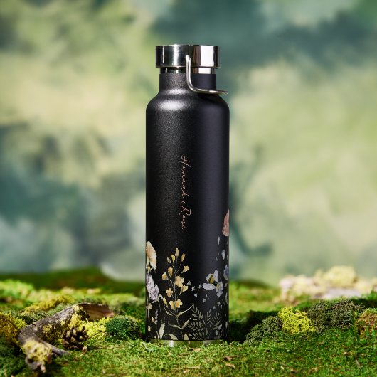 Wilde Bloemen Bloem Bij | Monogram Waterfles (Buiten)