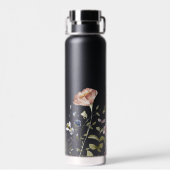 Wilde Bloemen Bloem Bij | Monogram Waterfles (Achterkant)