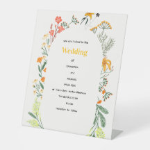 Wilde Bloemen Bloemboog Tuinfeest Uitnodiging