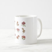 Wilde bloemen  bloemen botanische bloemen koffiemok (Voorkant rechts)