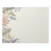 Wilde bloemen Bloemen Stationery Lined Notitieblok (Voorkant)