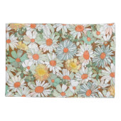 Wilde bloemen bloemenmotief,  naadloos motief. kussensloop (Achterkant)