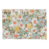 Wilde bloemen bloemenmotief,  naadloos motief. kussensloop (Voorkant)